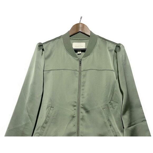 Hinge Lightweight Jacket Women's Size 1 Extra Small Green Full Zipup - Picture 5 of 6